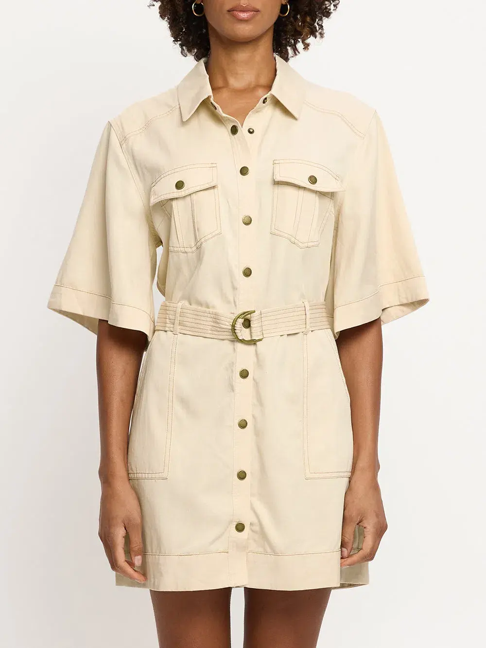 Kivari Gianna Dress Cream Size 12 - Image 2