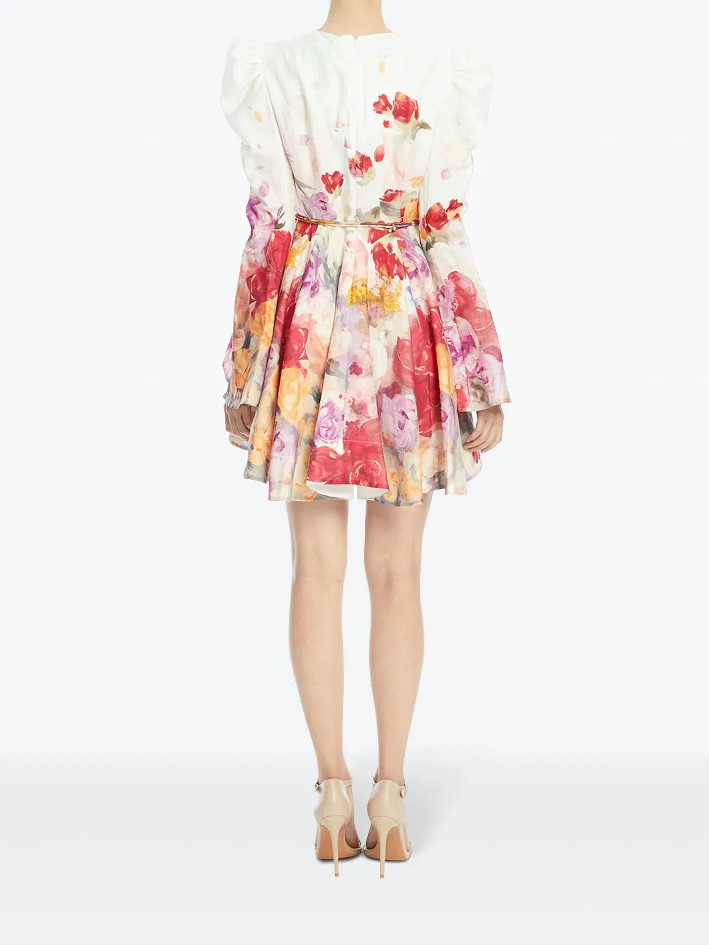 Leo Lin Jordyn Mini Dress Fleur Print Size 8 - Image 3