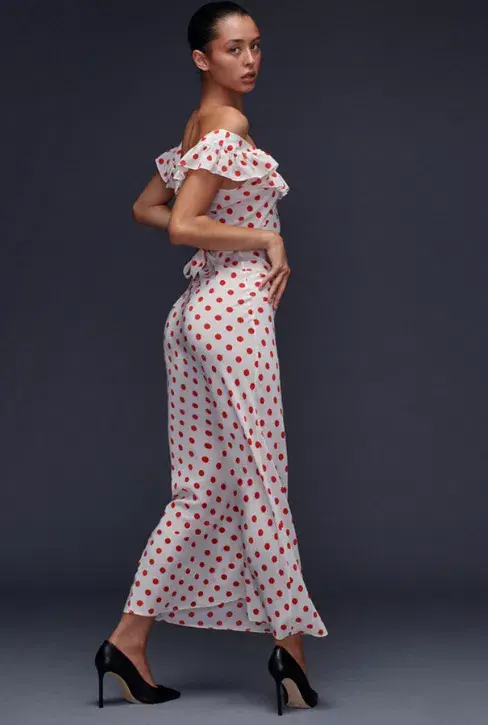 Realisation Par The Claudia Dress in Super Dot Size S / AU 8 for rent on The Volte - main image