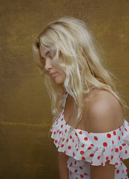 Realisation Par The Claudia Dress in Super Dot Size S / AU 8 for rent on The Volte - main image