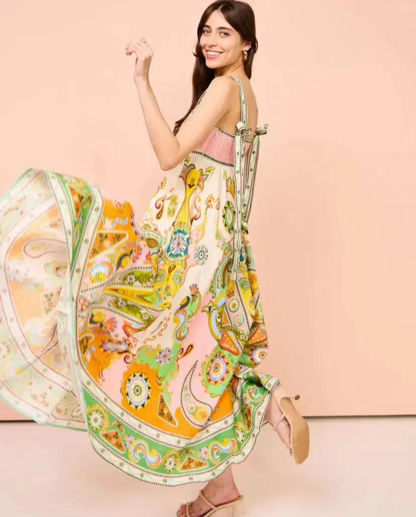 Alemais Pinball Sundress Print Size AU 8 - Image 5