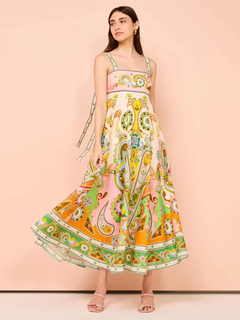 Alemais Pinball Sundress Print Size AU 8 - Image 4