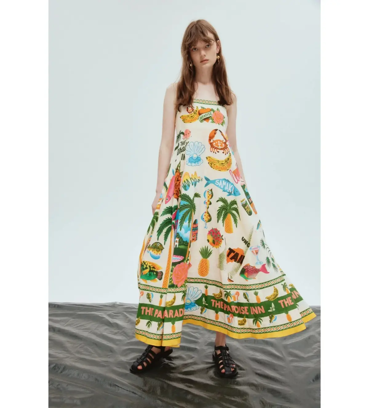Alemais Paradiso Sundress Print Size AU 8 - Image 1