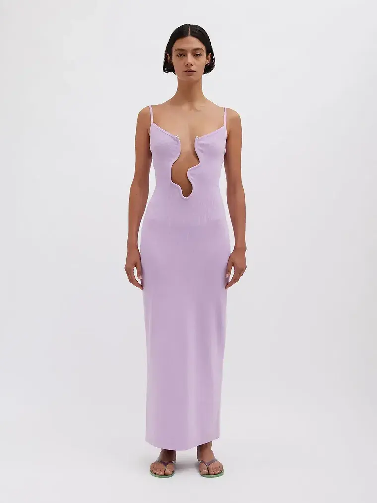 Christopher Esber Salacia Wire Column Dress Pink Size 8  - Image 1