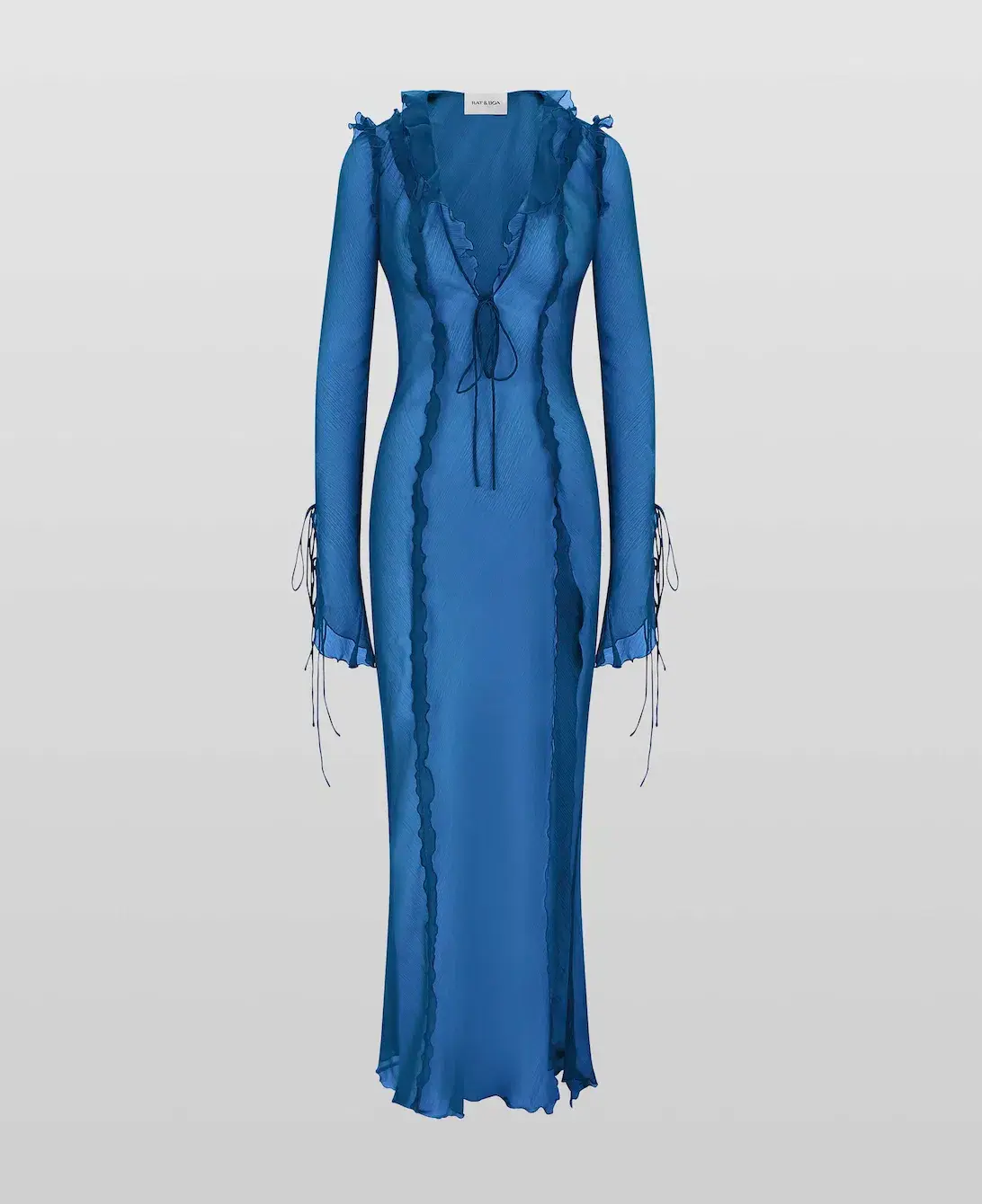FARRETTI DRESS BLUE Size XS - Image 2