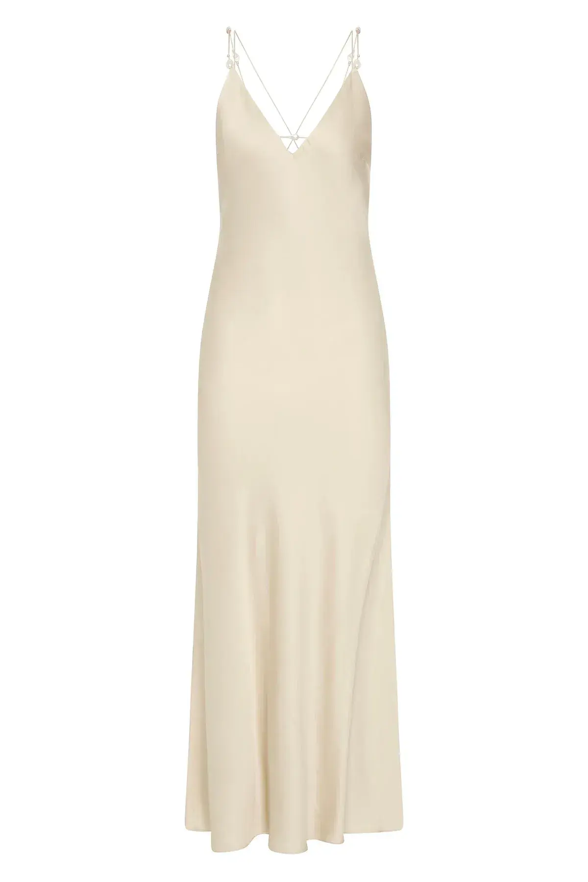 Aje Studio Crossback Midi Dress Oat Size 8 - Image 7