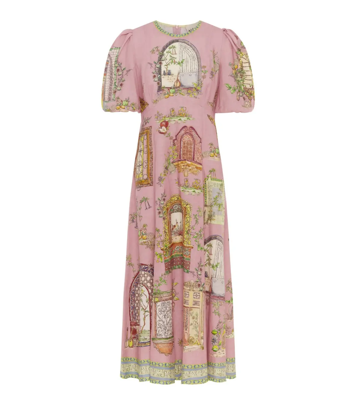 Alemais Monte Midi Dress Print Size AU 16 - Image 4