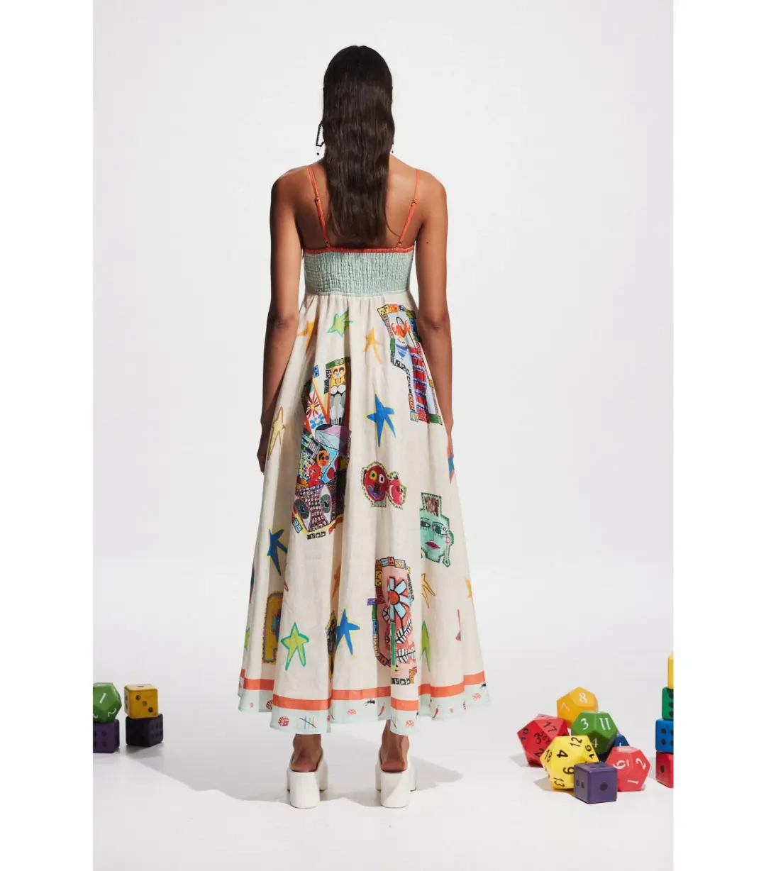 Alemais Players Sundress Print Size AU 14 for rent on The Volte - main image