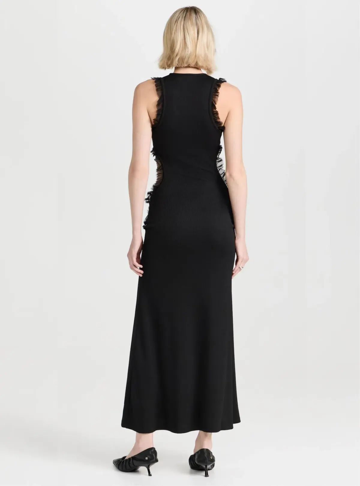 Christopher Esber Carina Plunge Dress Black Size 10 - Image 3