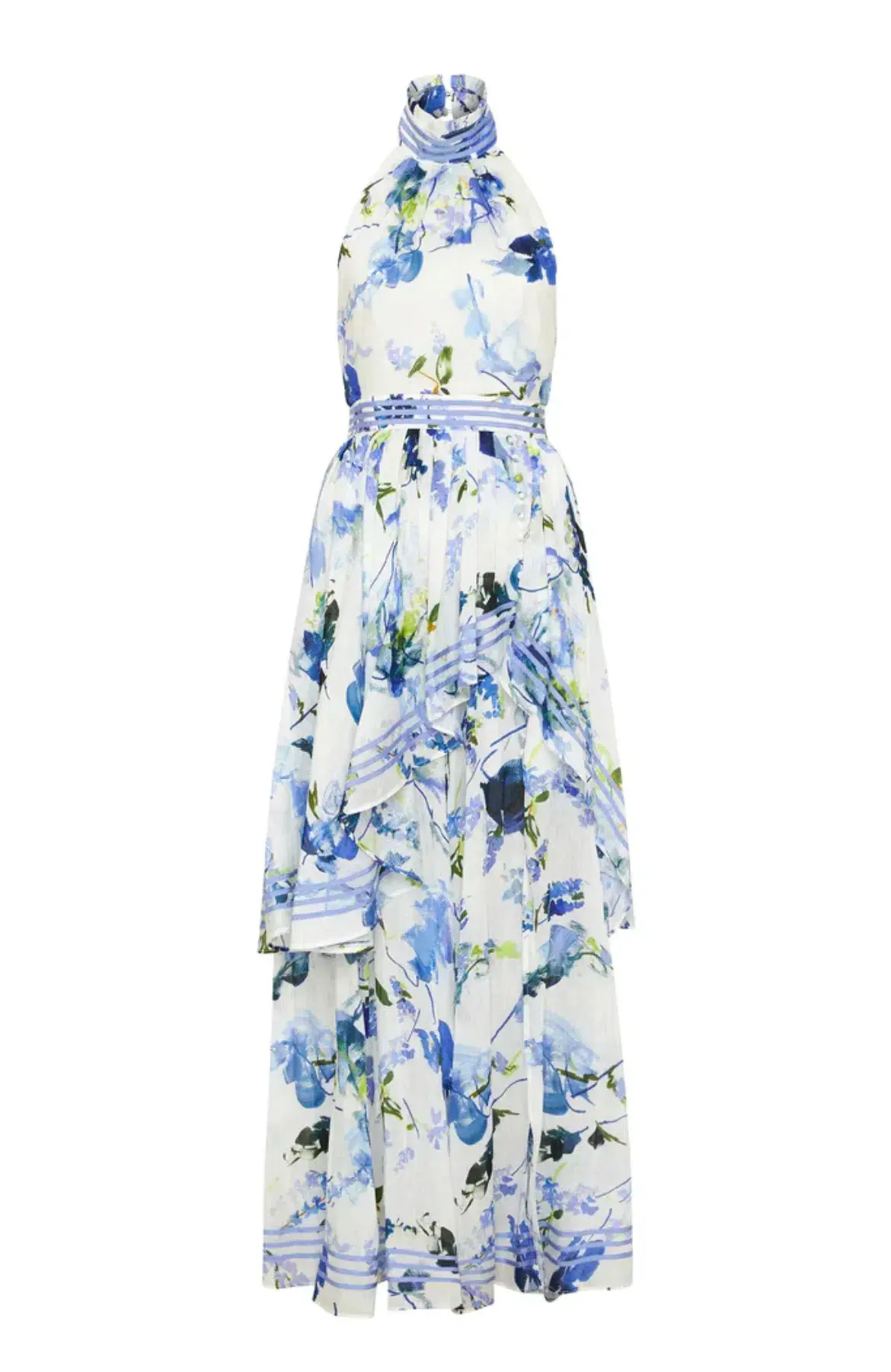 Aje Sienna Maxi Dress Lavenders of Provence Print Size 10 - Image 5