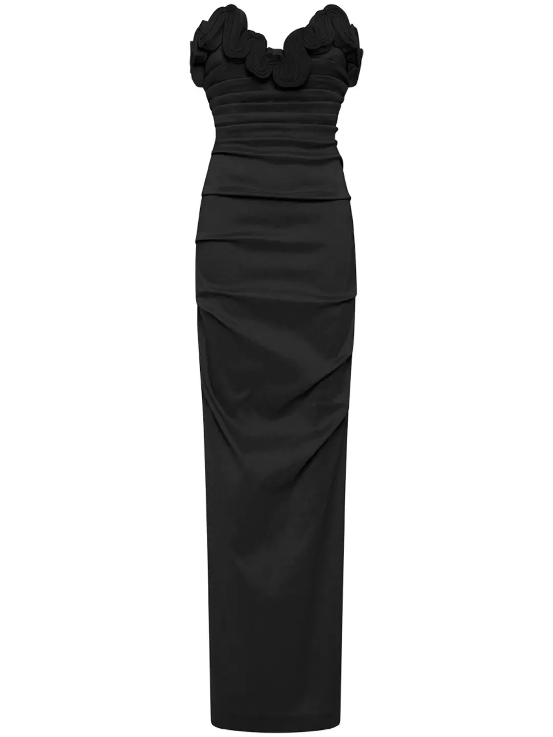 Rachel Gilbert Ren Floor Length Gown in Black Size 0 / AU 6 for rent on The Volte - main image