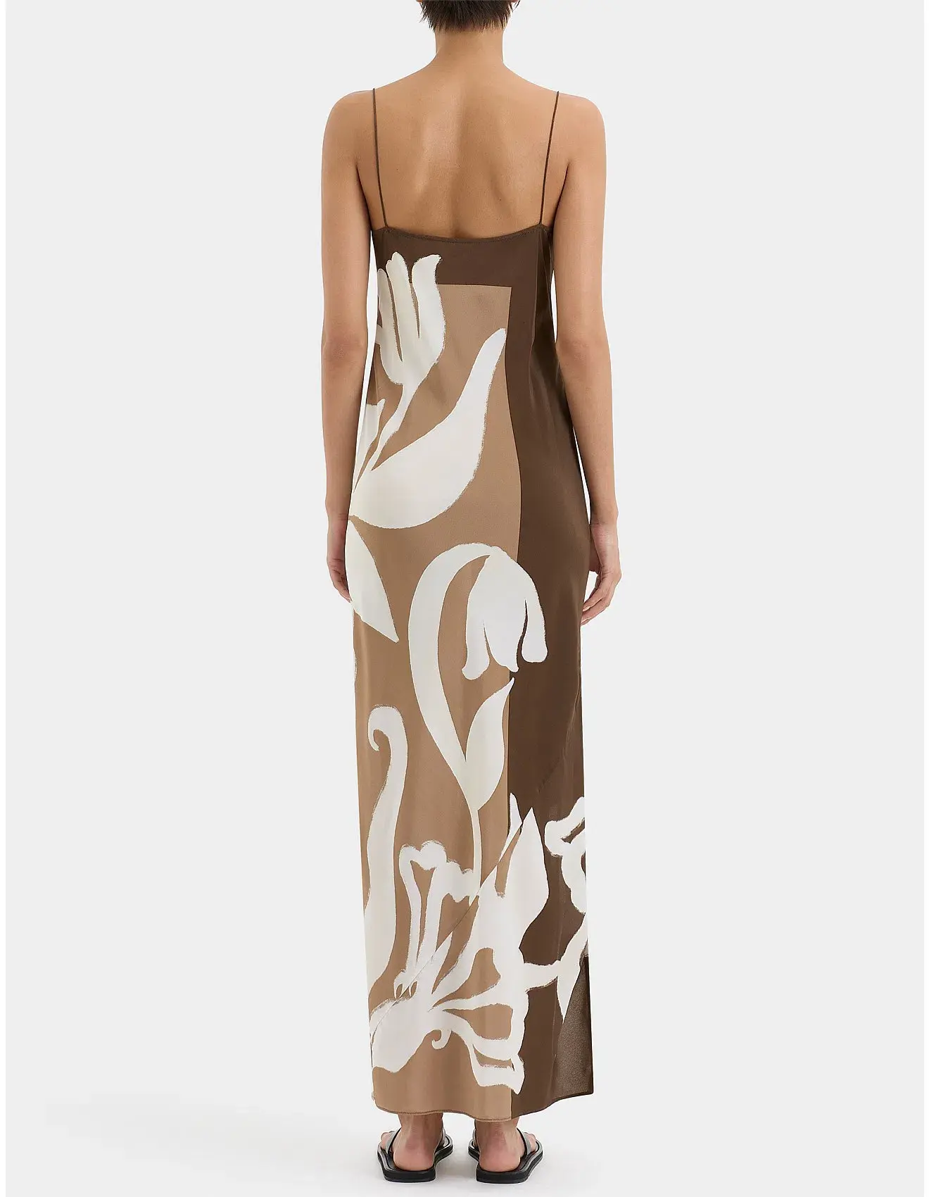 Sir the Label Portia Slip Dress Chocolate Sorrento Size 2 / AU 10 - Image 3
