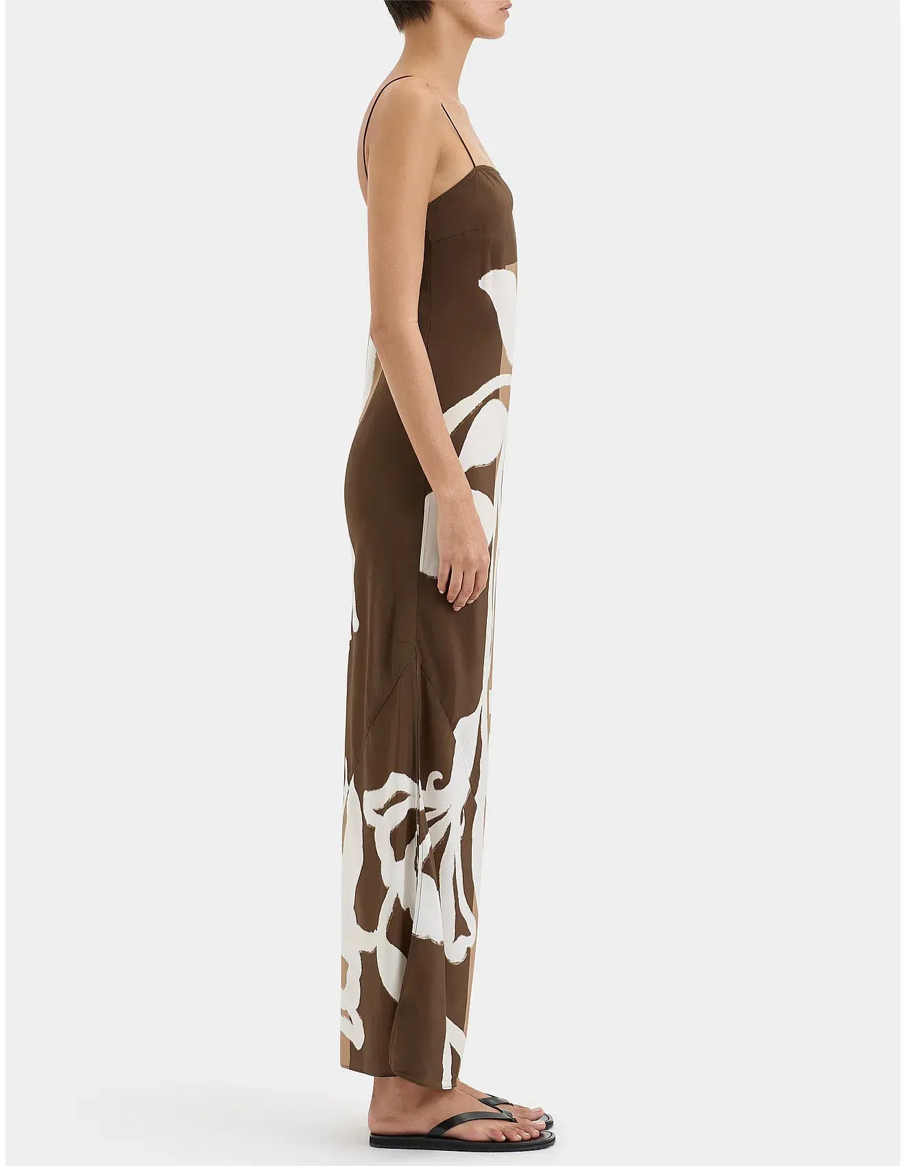 Sir the Label Portia Slip Dress Chocolate Sorrento Size 2 / AU 10 - Image 4