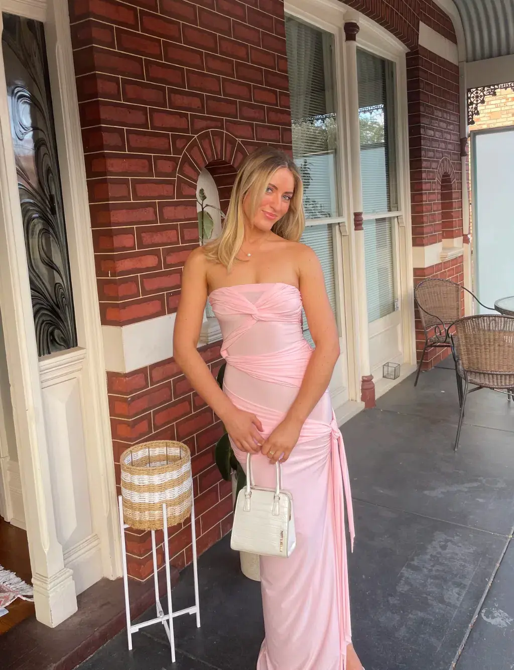 Natalie Rolt Miranda Gown Blossom Pink Size 8 - Image 7