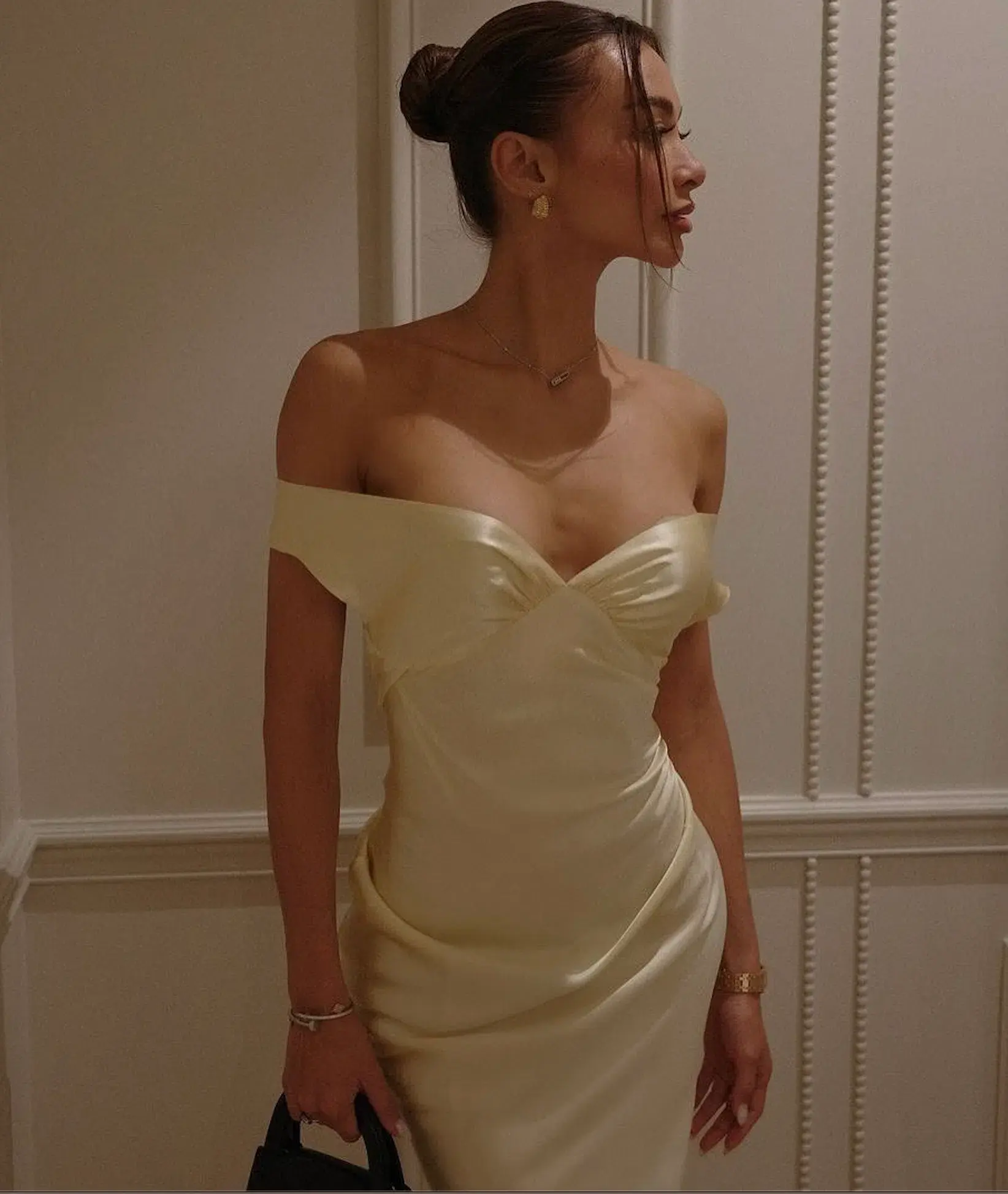 Natalie Rolt Bridget Dress Lemon Yellow Size 8 - Image 5