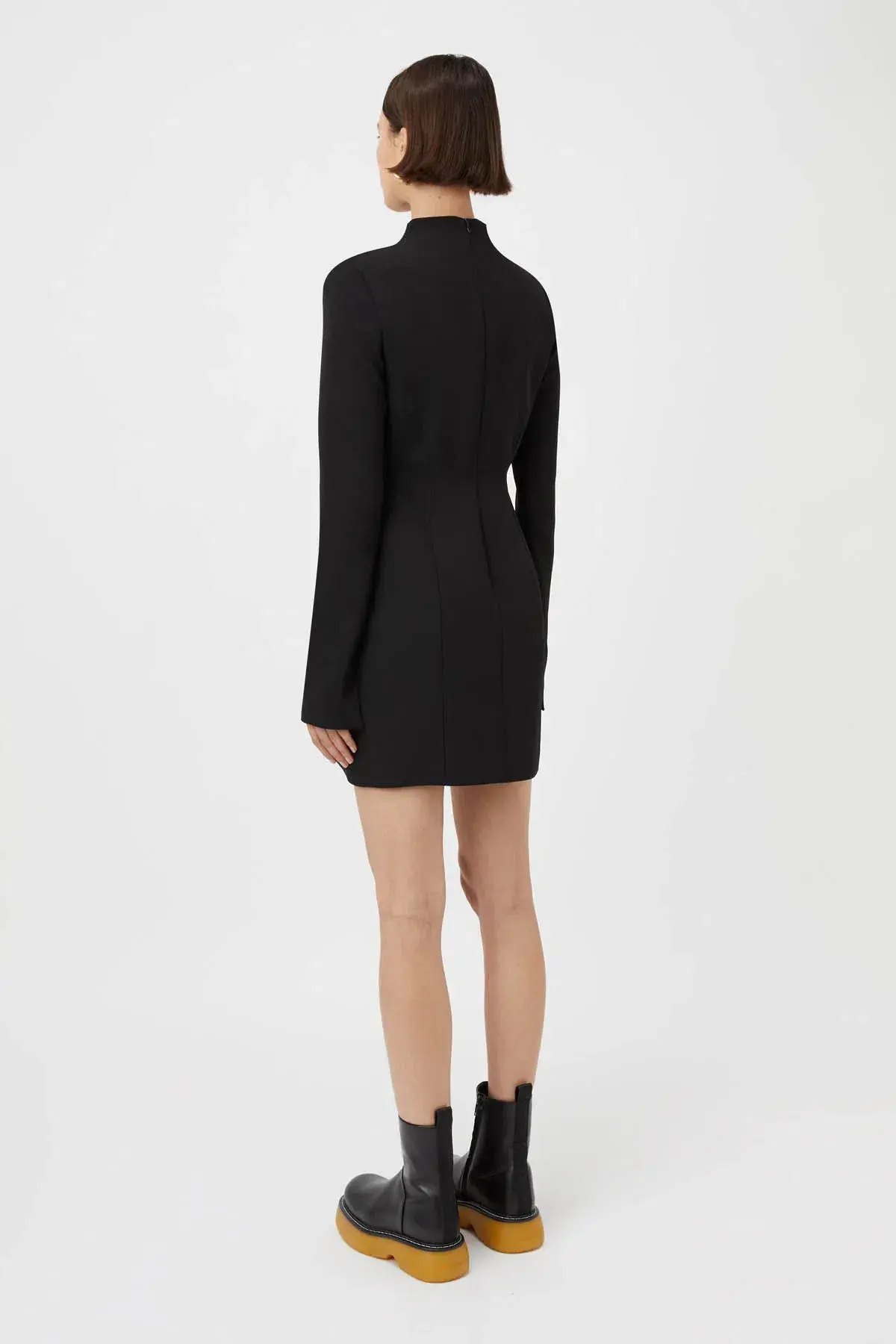Camilla & Marc Portico Mini Dress Black Size 8 - Image 3