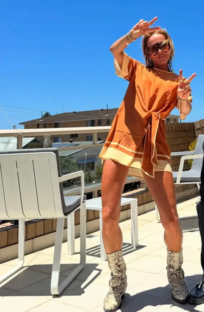 Sir the Label Soma Mini Dress Rust Size 8 - Image 4