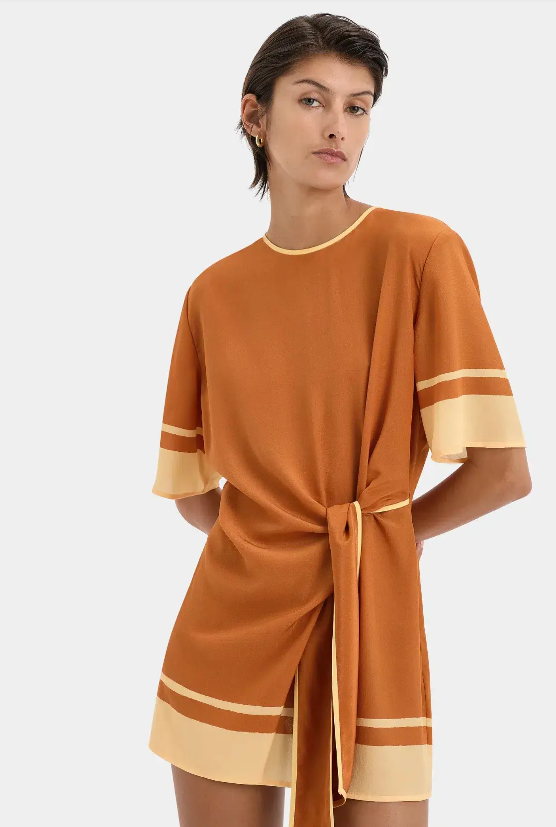 Sir the Label Soma Mini Dress Rust Size 8 - Image 2
