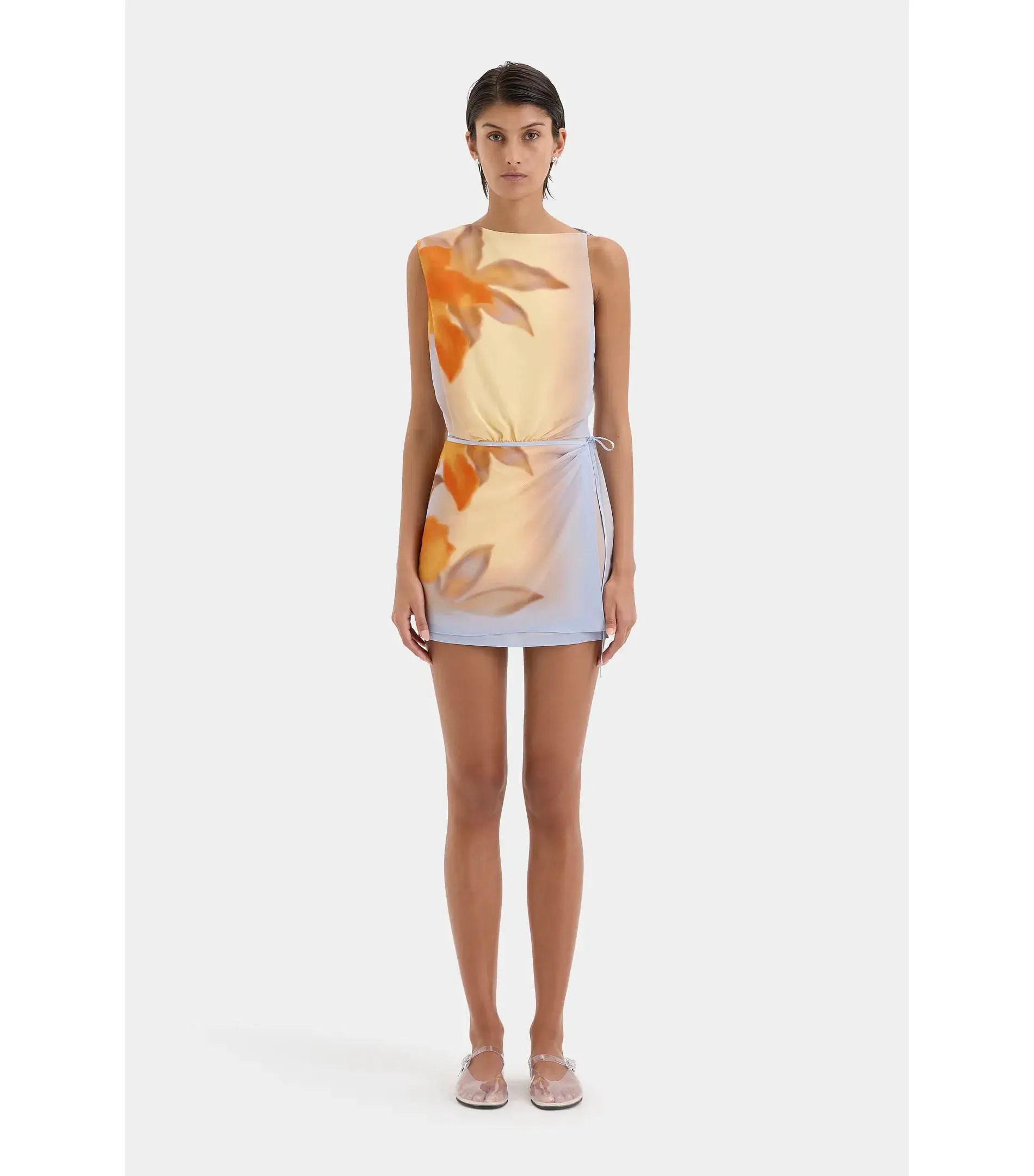 Sir The Label Serene Mini Dress in Sequoia Floral Size 0 / AU 6 - Image 1