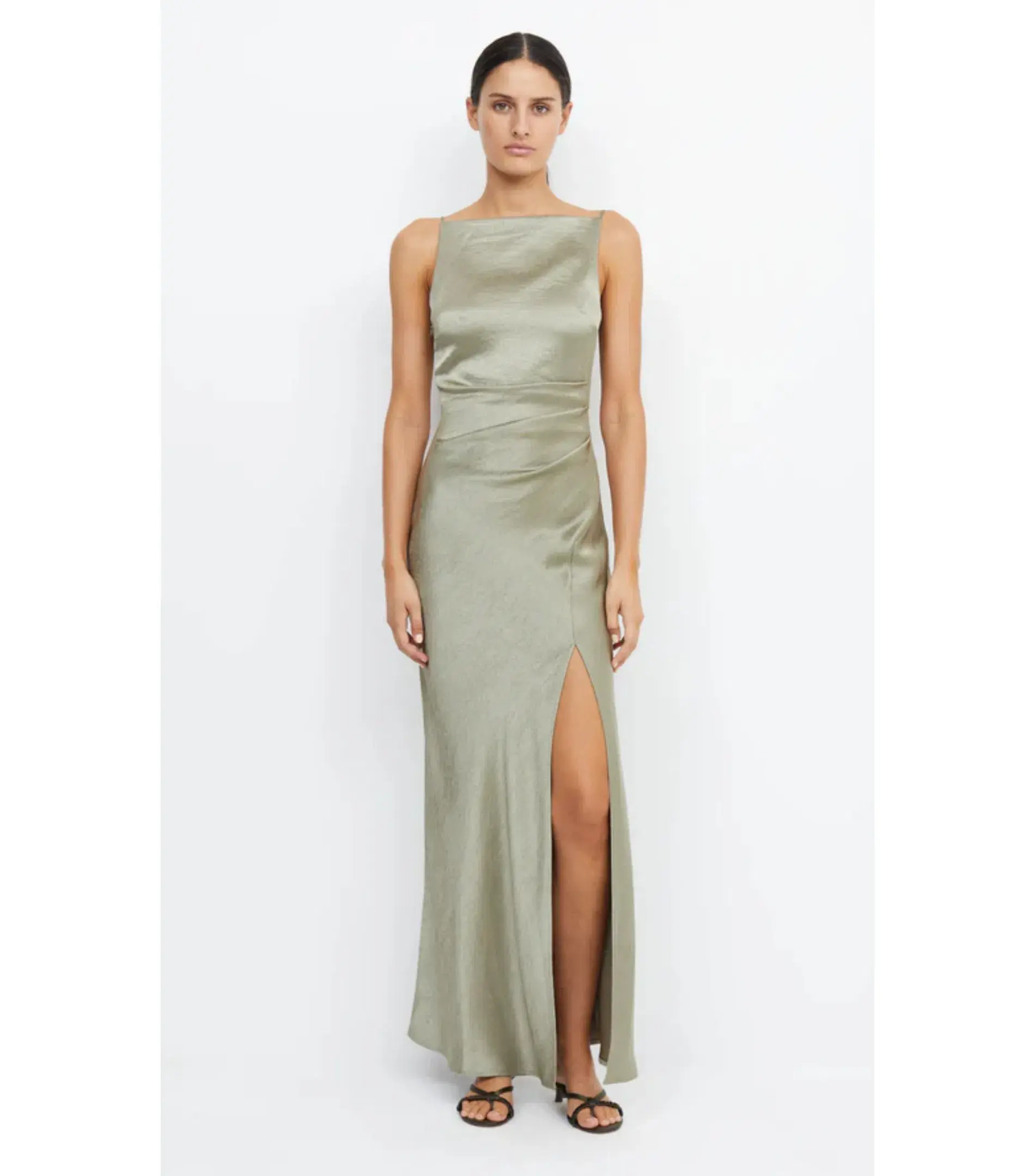 Bec & Bridge the Dreamer Maxi Dress in Sage Size AU 12 - Image 3