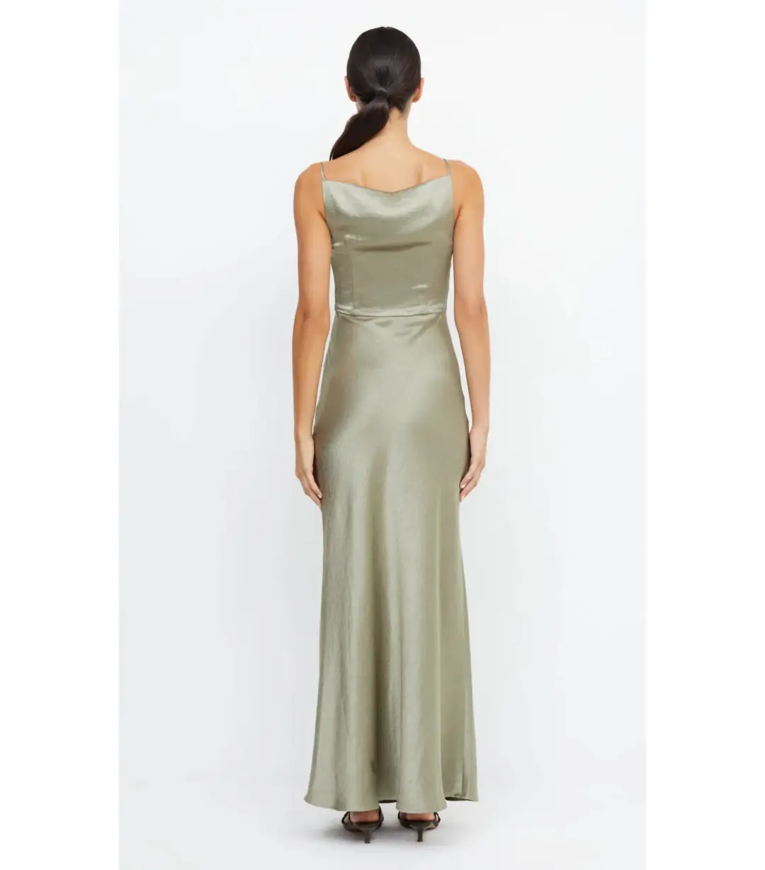 Bec & Bridge the Dreamer Maxi Dress in Sage Size AU 12 for rent on The Volte - main image