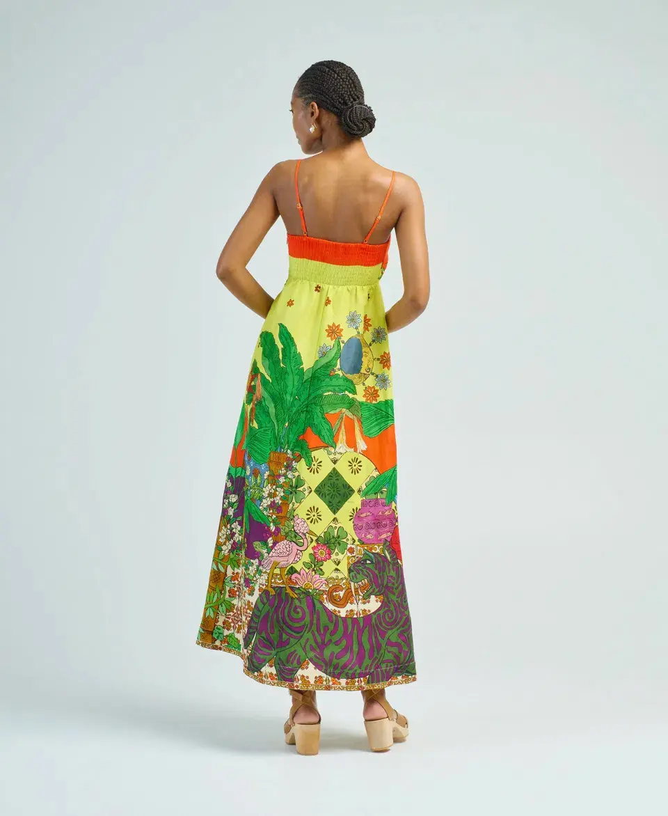 Alamais Tiger Day Dress Multi Size AU 6 - Image 2