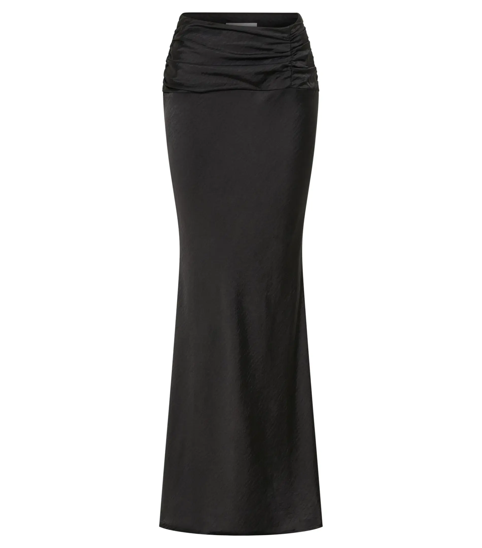 Meshki Khalani Ruched Strapless Satin Top and Skirt Set Black Size AU 8 - Image 6