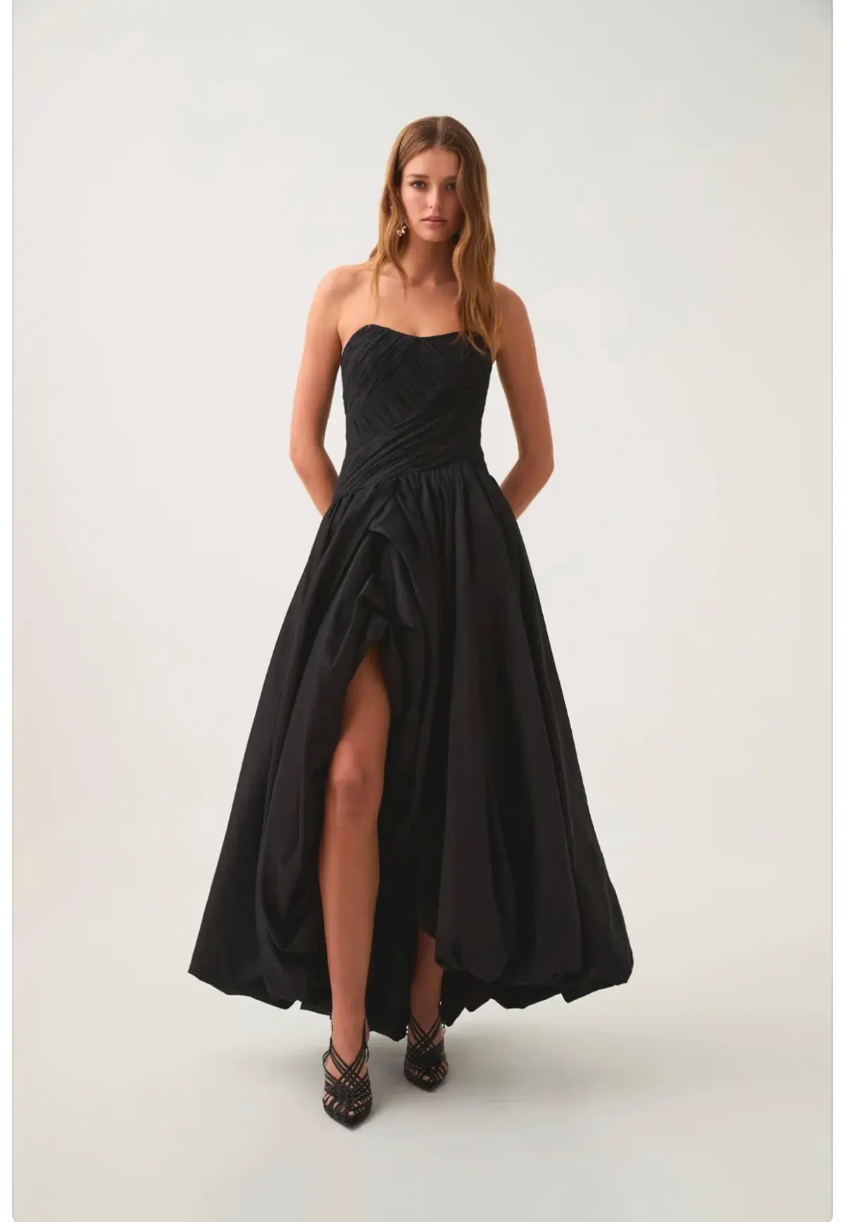 Aje Spatial Maxi Dress Black Size 4 - Image 1