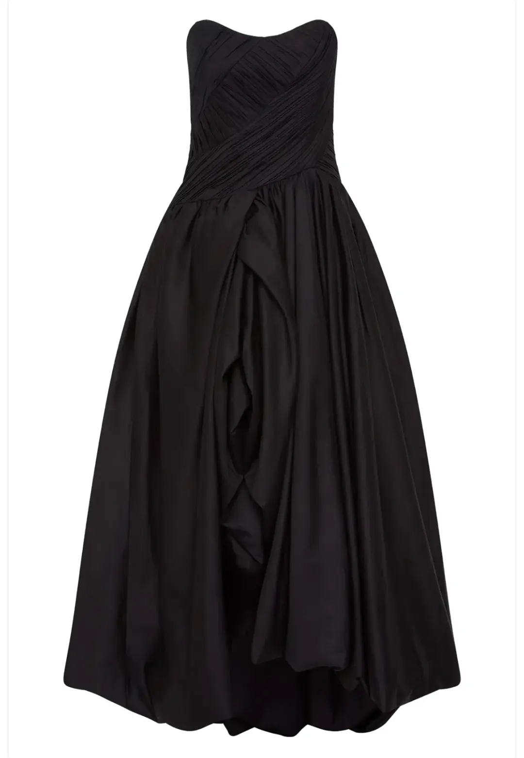 Aje Spatial Maxi Dress Black Size 4 for rent on The Volte - main image