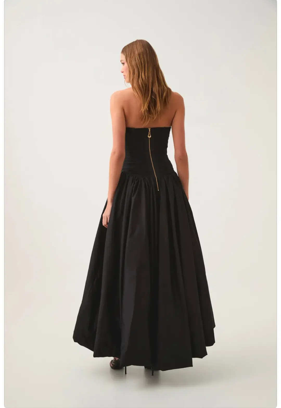 Aje Spatial Maxi Dress Black Size 4 for rent on The Volte - main image