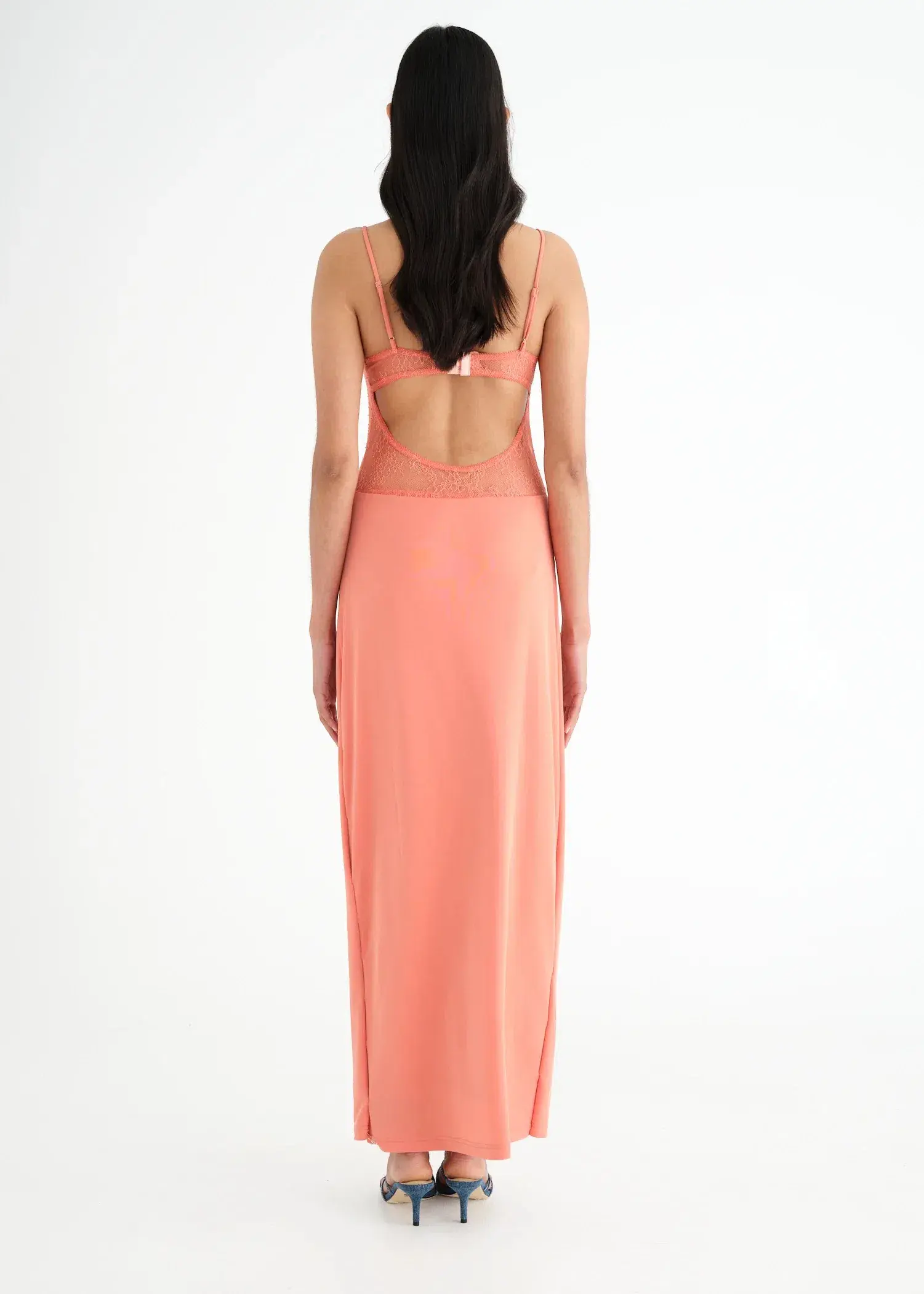 Benni Stefania Maxi Dress Grapefruit Size 6 - Image 4