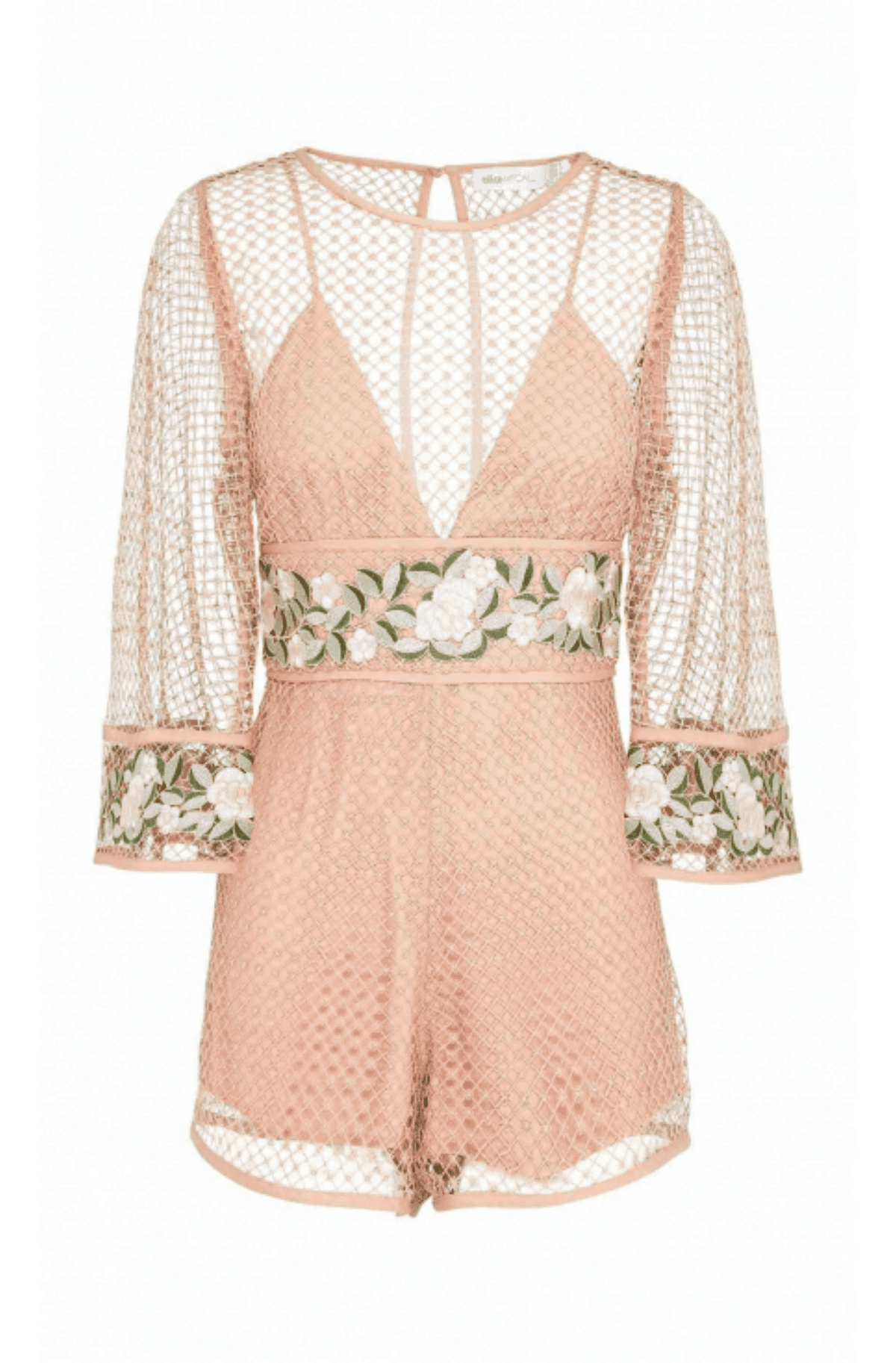 Alice McCall All Eyes On You Playsuit Nude Blush Size 8 - Image 5