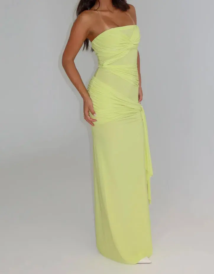 Natalie Rolt Miranda Dress in Citron Size 1/Au 8 - Image 1