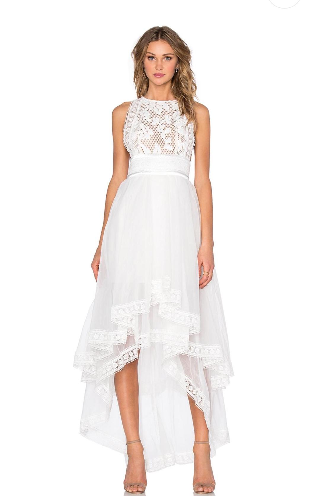 Asilio Welcome To The Dollhouse dress White Lace 10 for rent on The Volte - main image