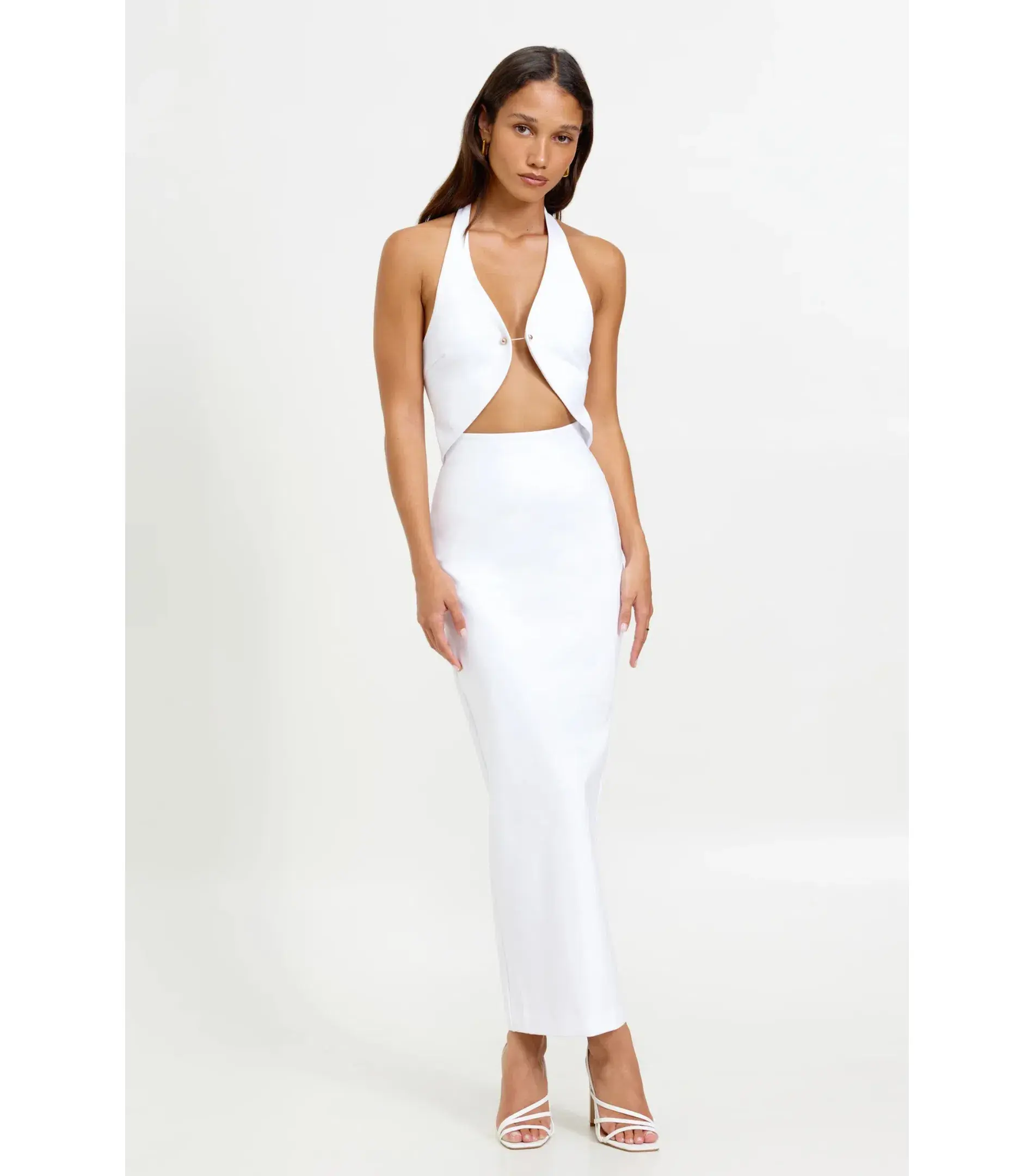 Lexi Pirro Dress White Size AU 8 - Image 1