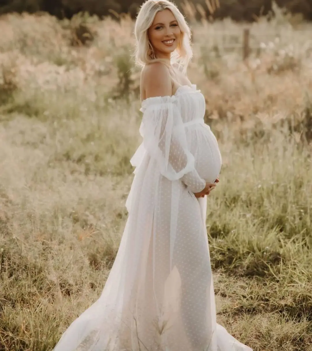 Isadora Tulle Dress White in Nude Lining Size S / AU 10 for rent on The Volte - main image