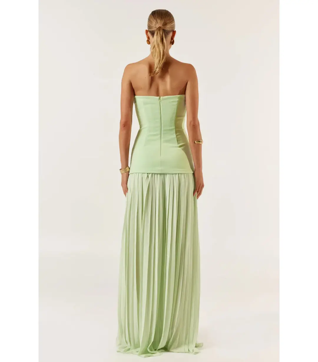 She Is OLLÁ Nicolette Dress Green Size S / AU 8 for rent on The Volte - main image