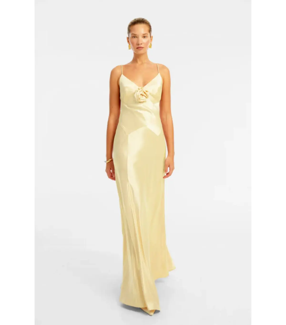Bubish Savannah Rosette Gown in Yellow Size S / AU 8 - Image 1