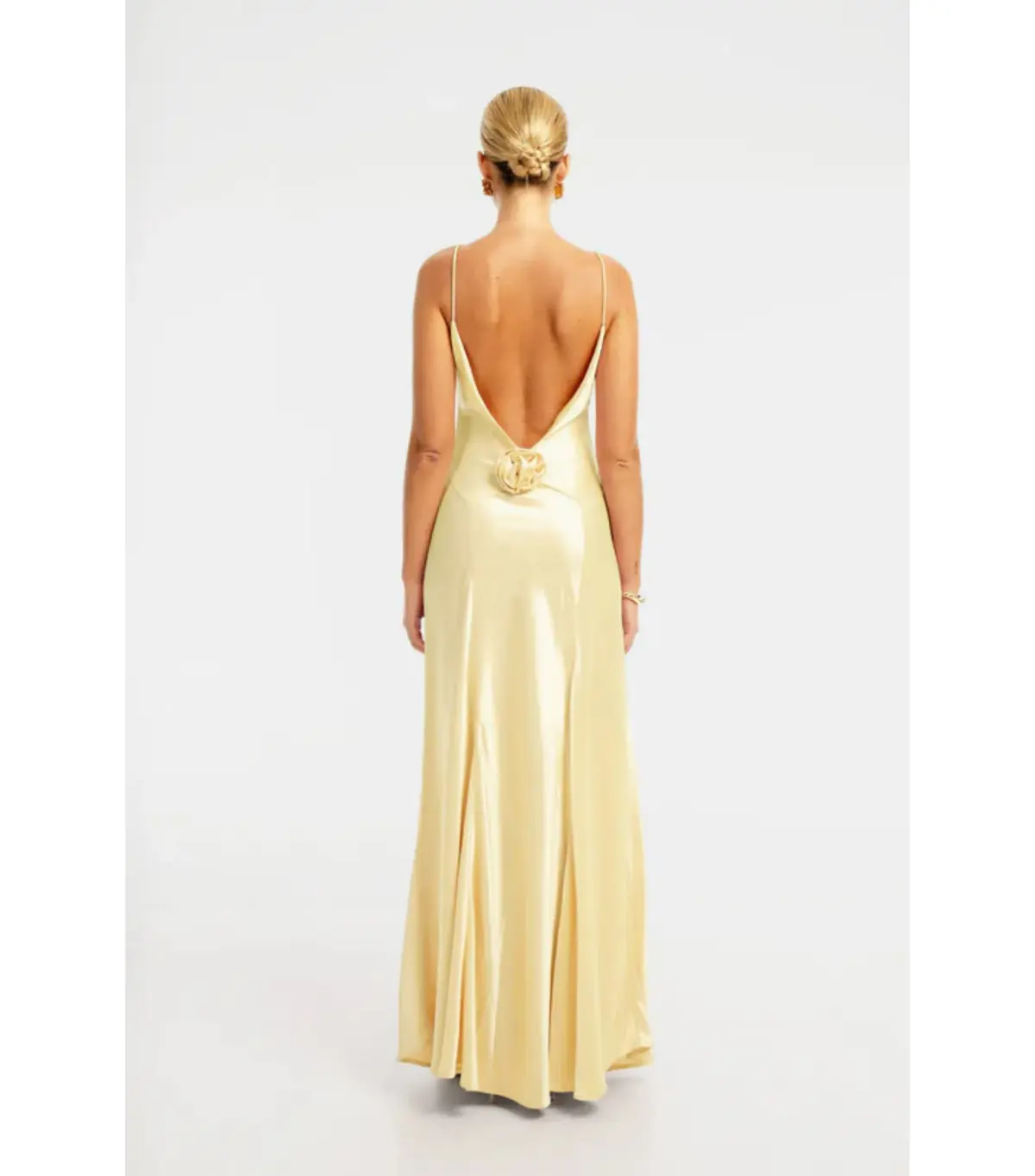 Bubish Savannah Rosette Gown in Yellow Size S / AU 8 - Image 4