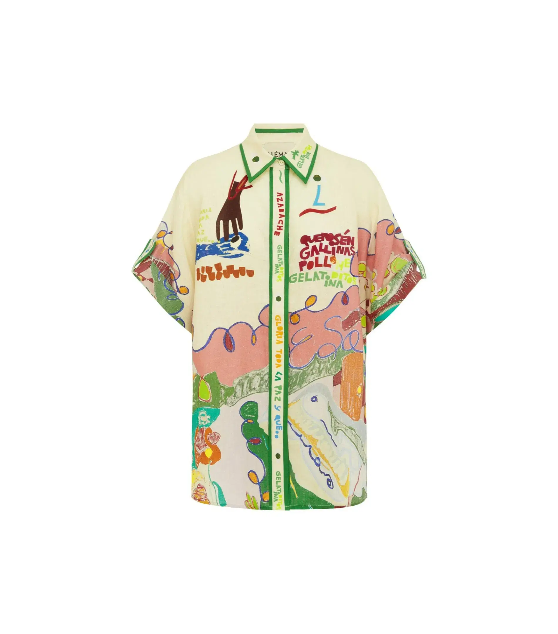 Alemais Nadia Shirt in Multi Size AU 14 - Image 4