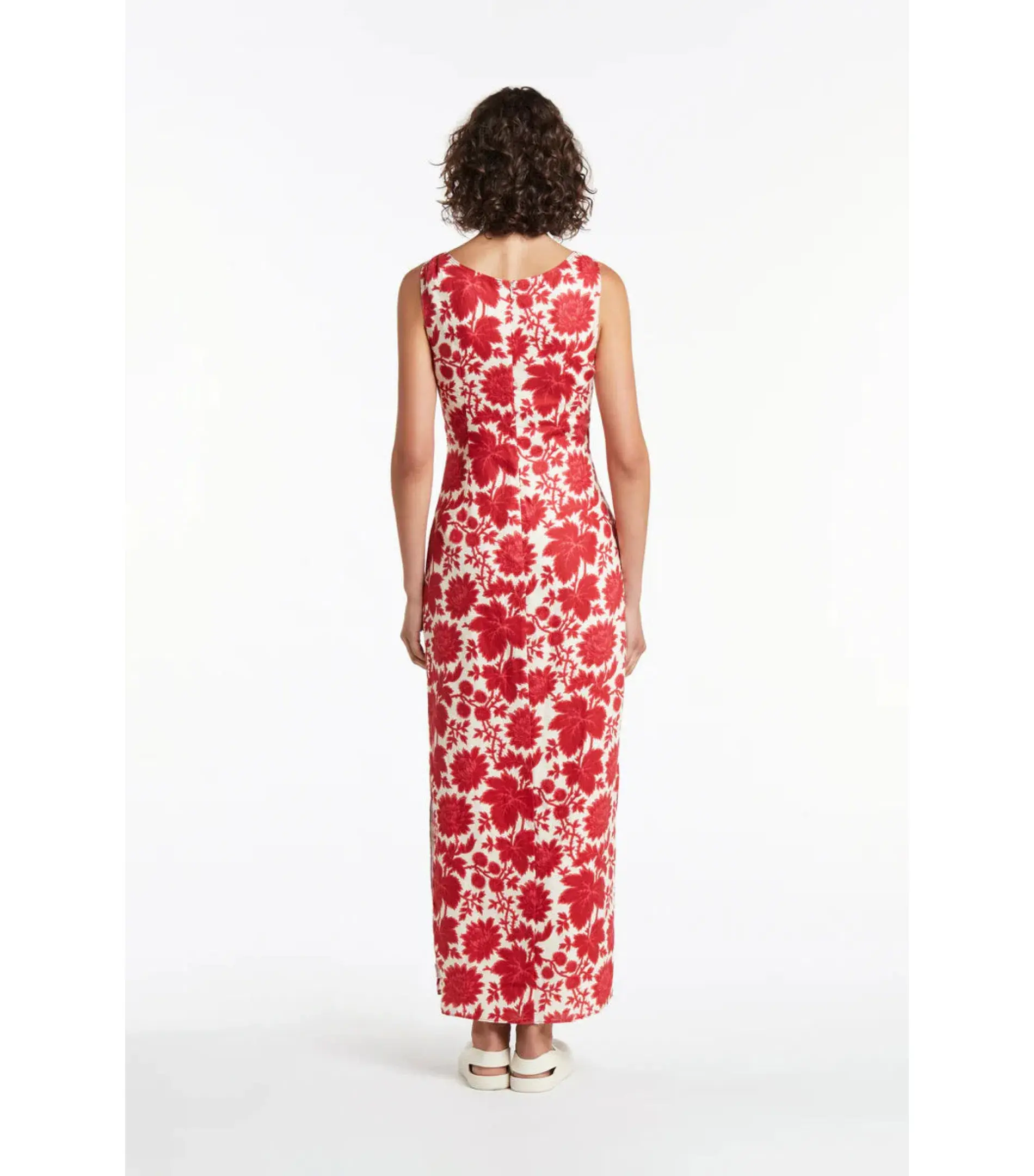 Sir The Label Cinta Cut Out Midi Dress Print Size AU 8 - Image 2