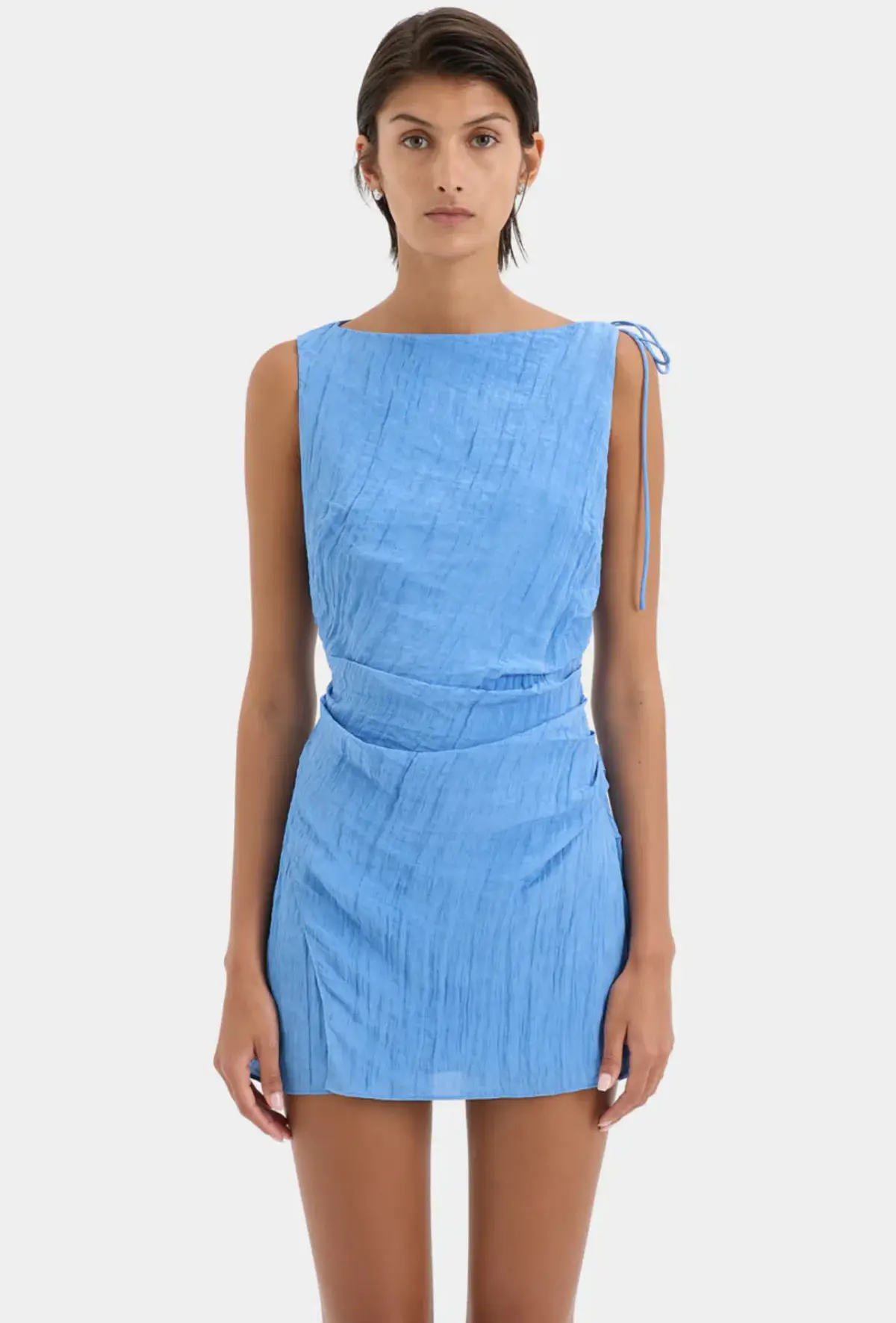 Sir the Label Ligera Mini Dress Cornflower Blue Size 1 / AU 8  - Image 2