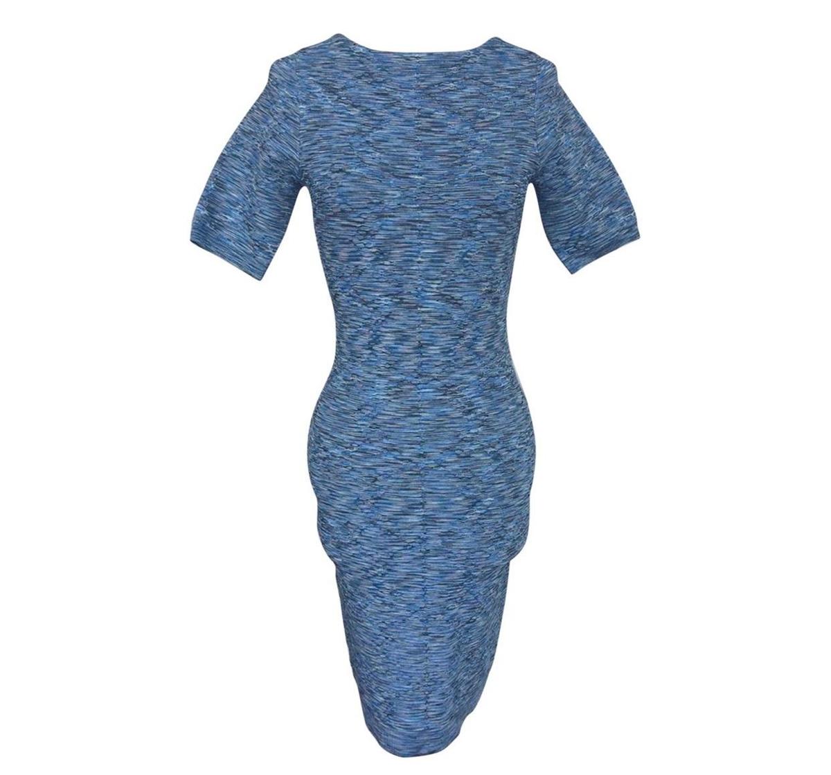 Karen Millen Body on Dress Blue Size 12 - Image 2