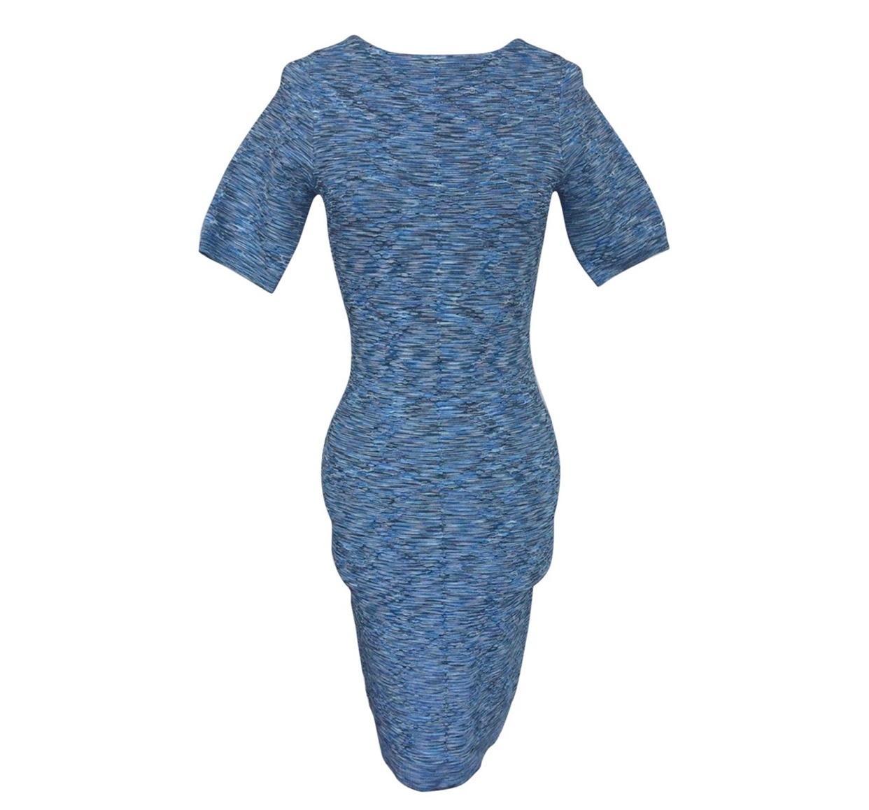 Karen Millen Body on Dress Blue Size 12 - Image 2