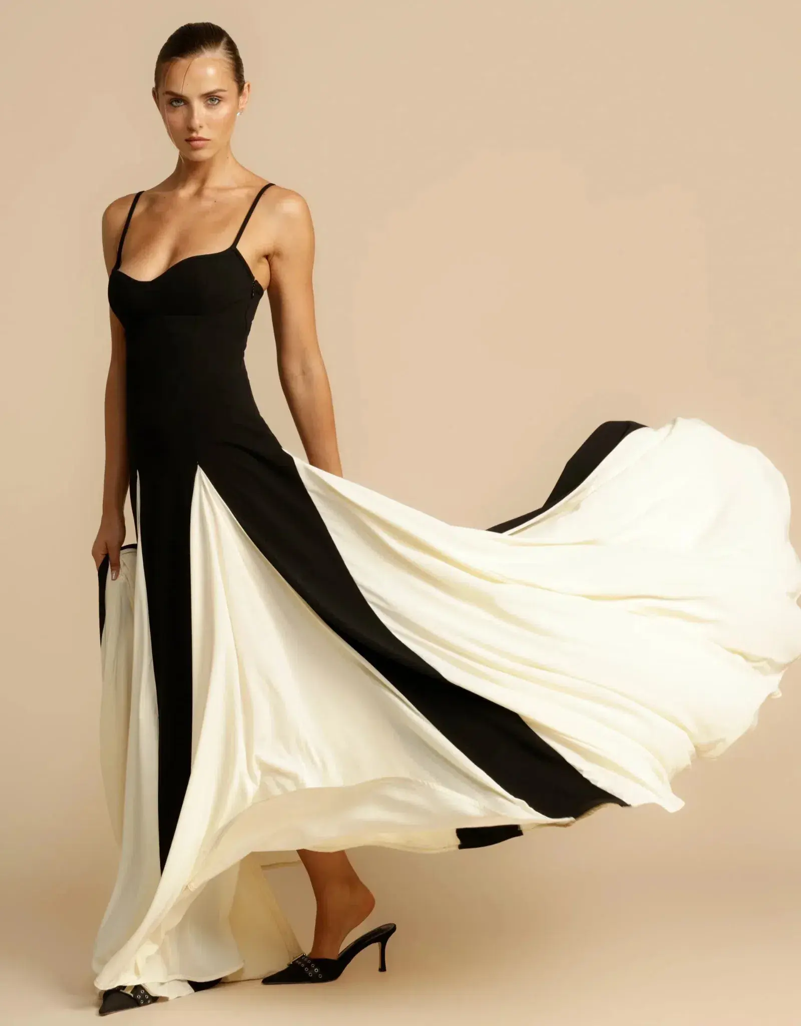 Arcina Ori Paloma Dress Black/White Size  XS / AU 6 - Image 2