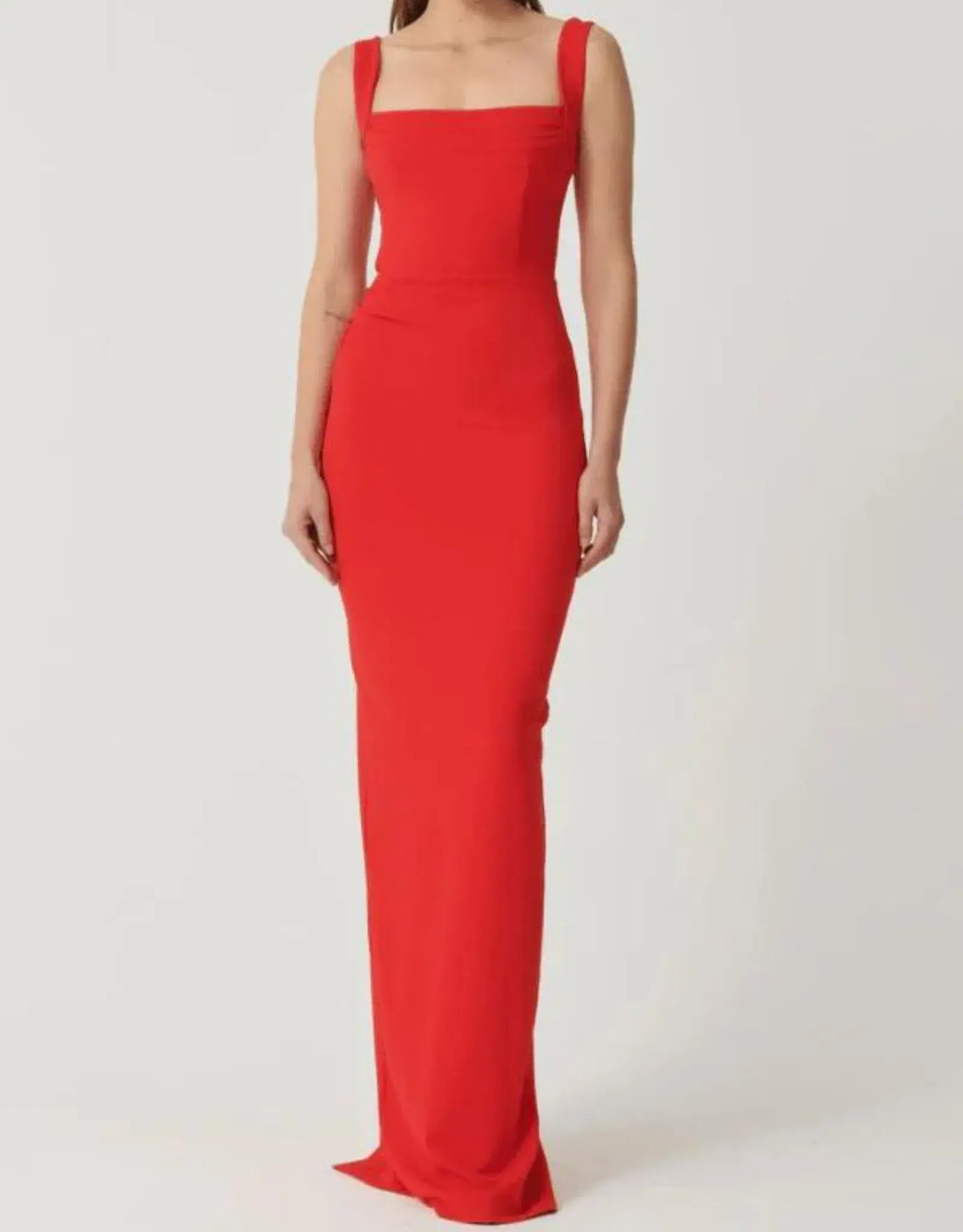 Effie Kats Marbella Gown in Cherry Red Size S / AU 8 - Image 5
