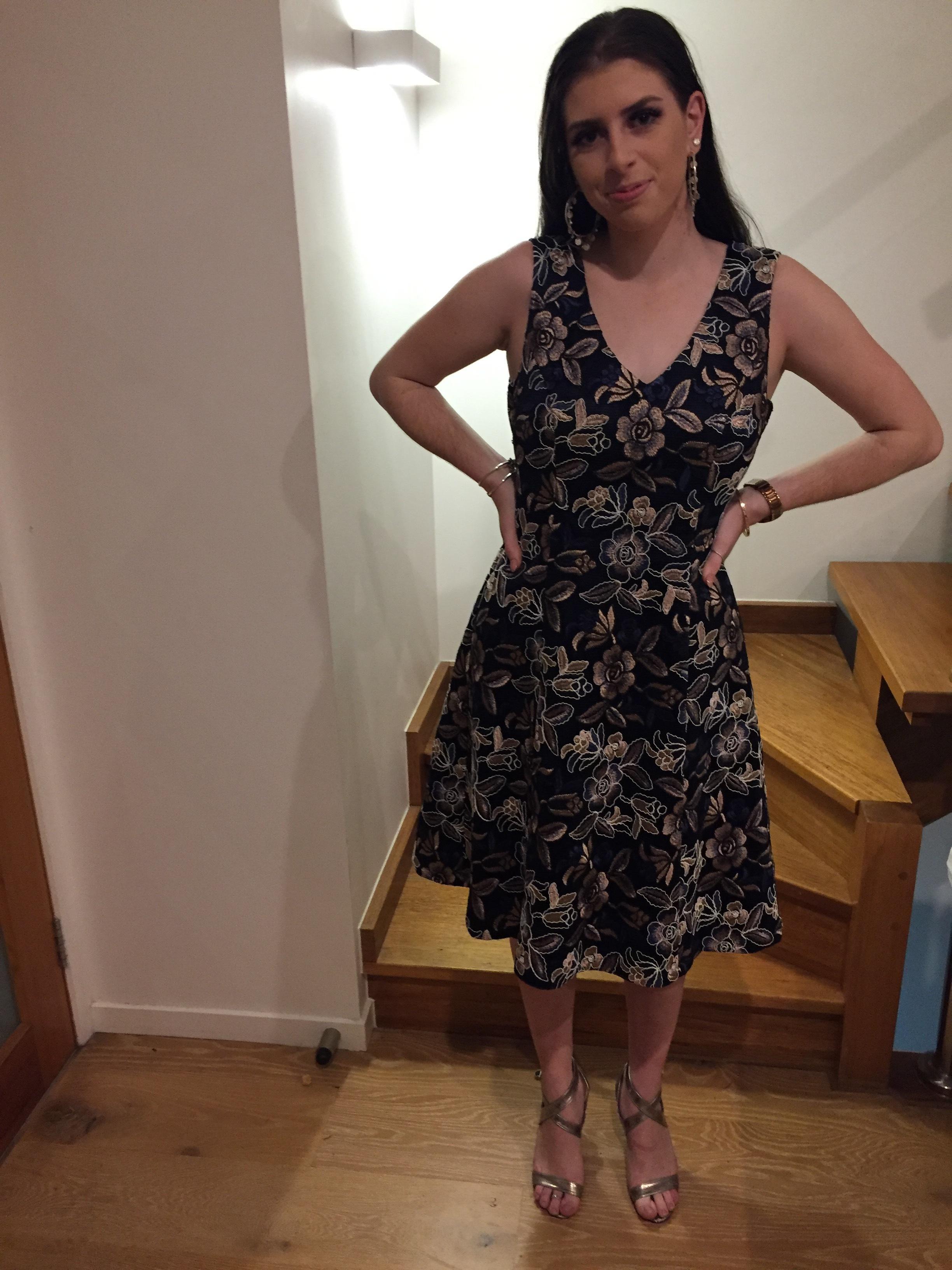 REVIEW Life of Love Dress Navy/Nude size 10 - Image 1