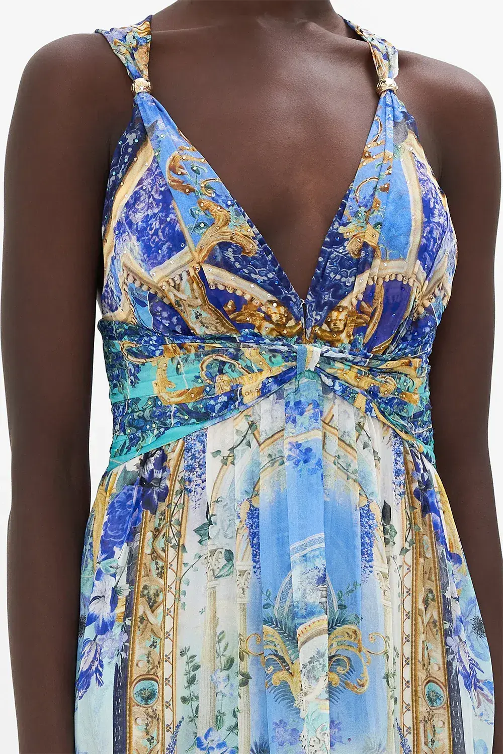 Camilla Views of Vesuvius T Back Gathered Panel Dress Size M / AU 12 - Image 4