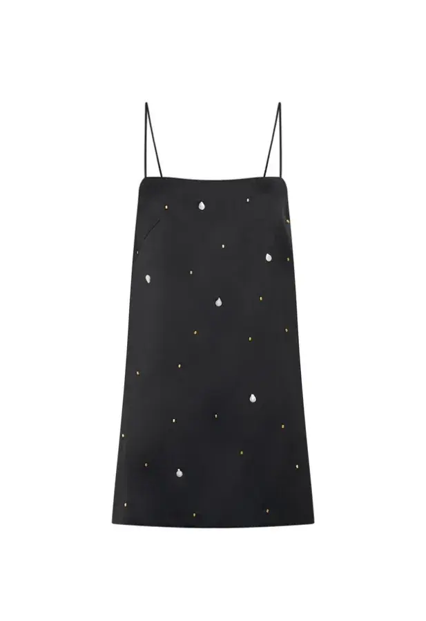 Camilla and Marc Constellation Mini Dress Black Size AU 10 for rent on The Volte - main image