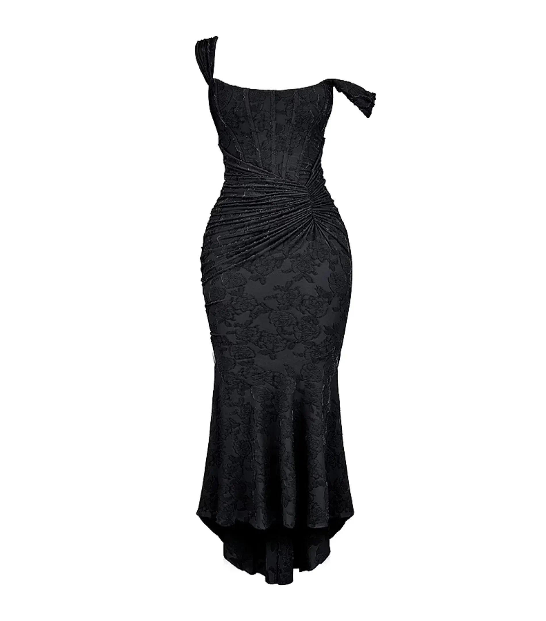 House of CB Cesca Floral Maxi Dress Black Size AU 8 - Image 4